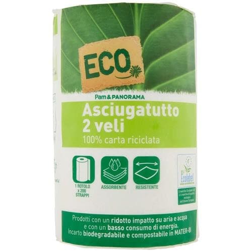 Asciugatutto Eco Pam, 200 strappi – Panorama