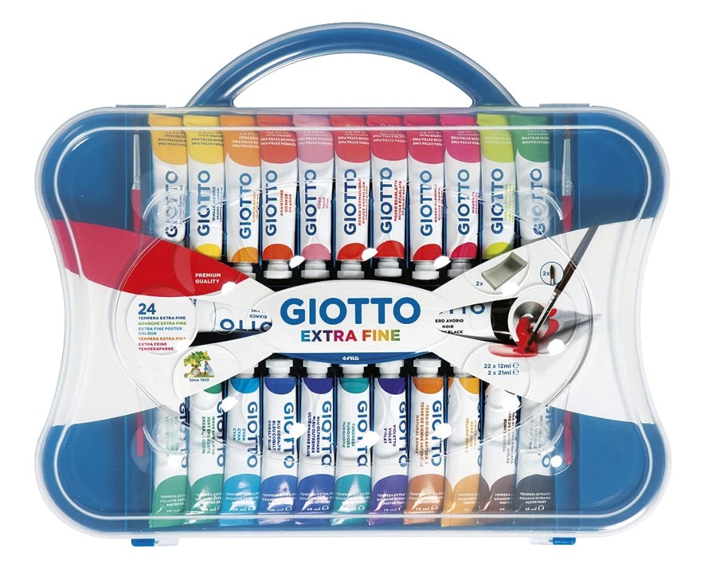 Giotto tempere da 5, 12 o 24 tubetti in offerta da Coop
