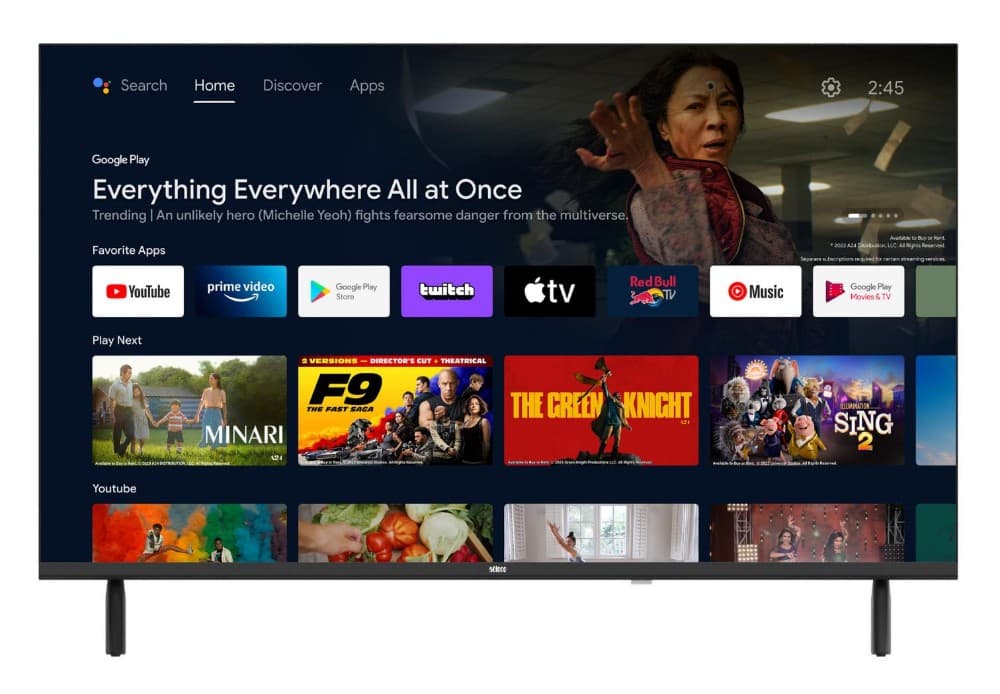Seleco Google TV FHD Frameless, 43" – Risparmio Casa