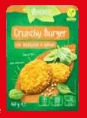 Crunchy burger con lenticchie e spinaci, 2x80 g VEMONDO – Lidl