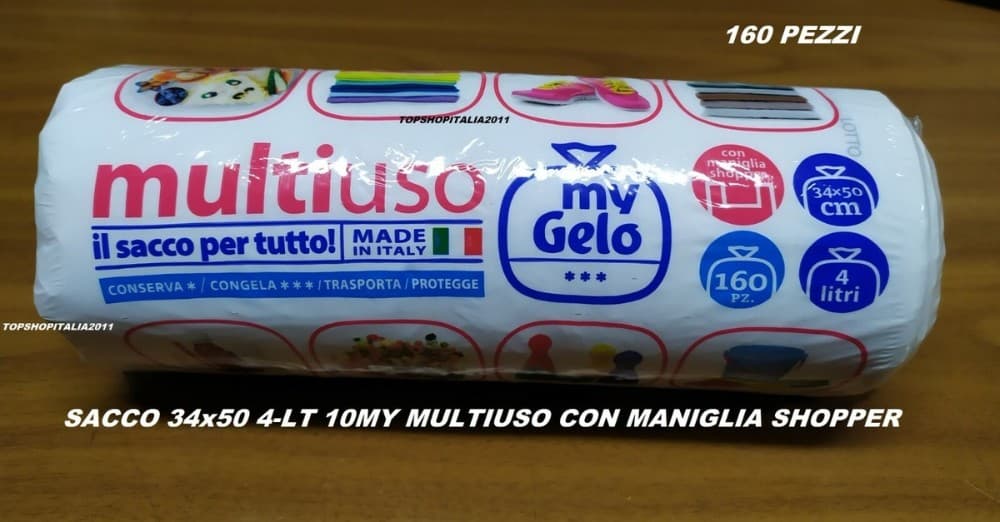 Sacchi multiuso Mygelo, 160 pezzi – Bennet