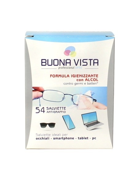 Salviette Antigraffio Formula Igienizzante Buona Vista conf. da 54 in offerta da Bennet