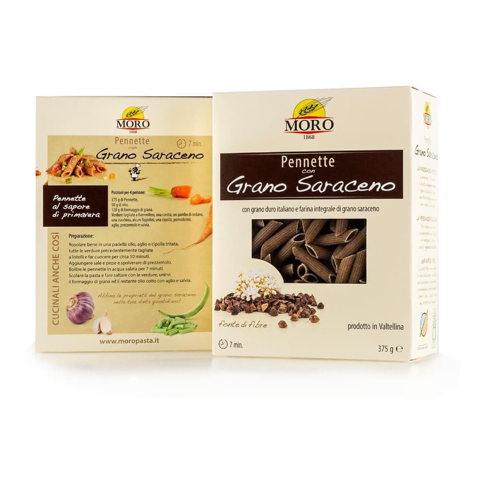 Pennette di Grano Saraceno Pastificio Moro, 375 g – Carrefour