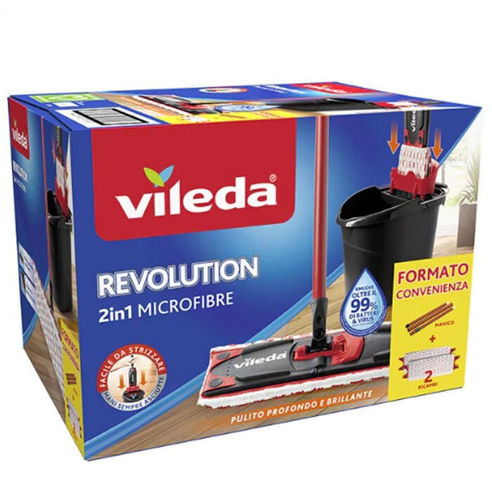 Sistema Lavapavimenti Completo Revolution o ricambio Vileda in offerta da Iper La grande i