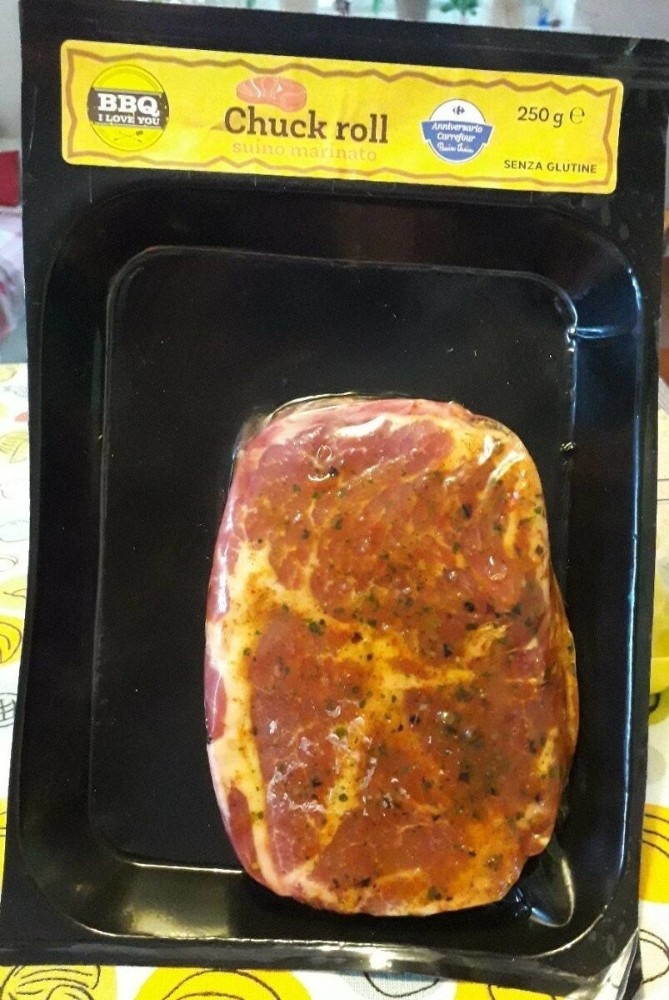 Chuck Roll di Suino Marinato BBQ 250 g BBQ I Love You in offerta da Carrefour