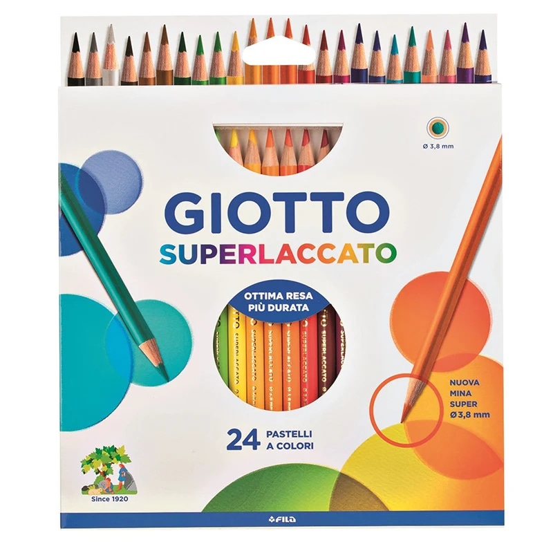 Pastelli Giotto Superlaccato 24 pezzi in offerta da Il Gigante
