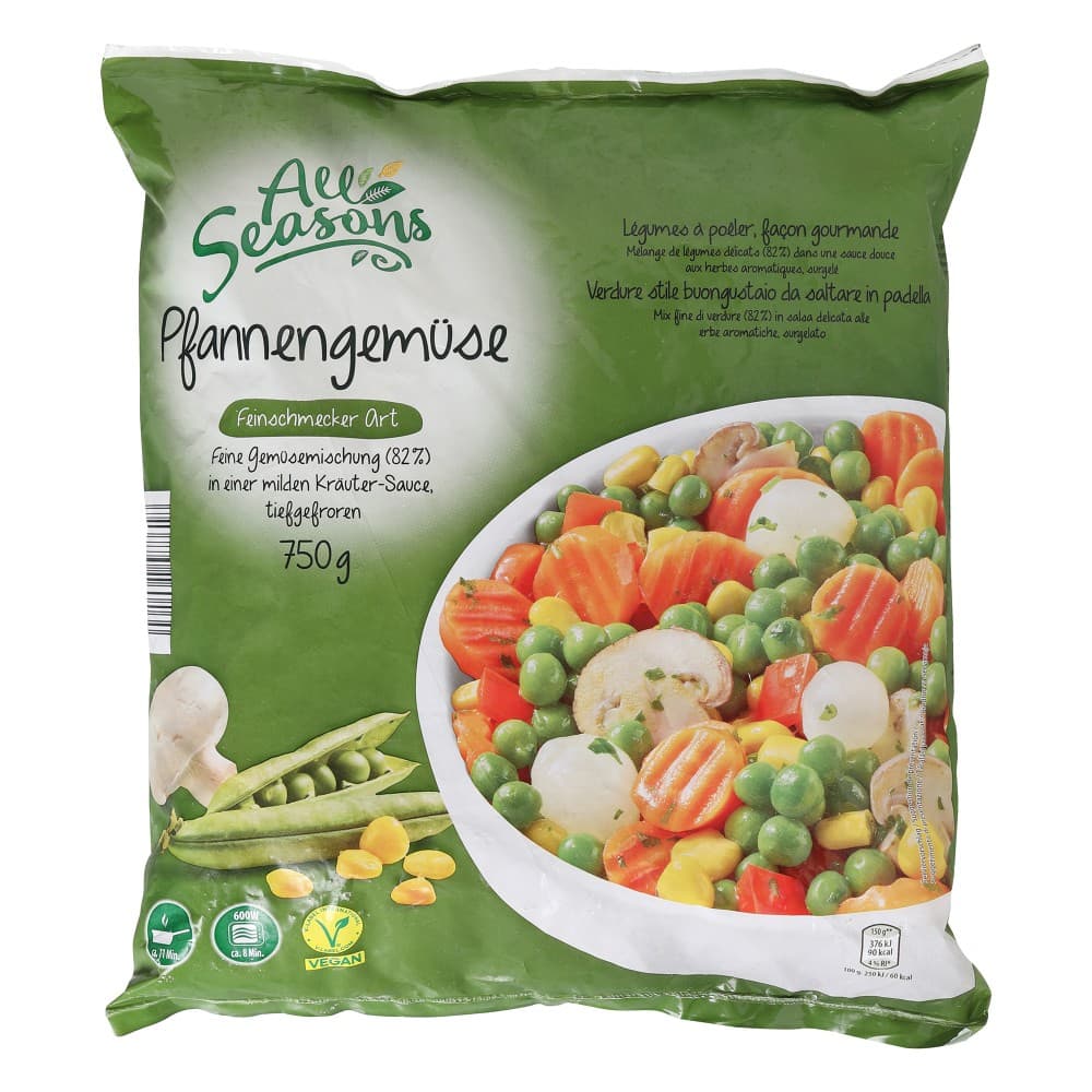 All Seasons verdure saltate, 750 g – ALDI