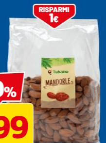 Tukano mandorle sgusciate 1 kg in offerta da Dpiù