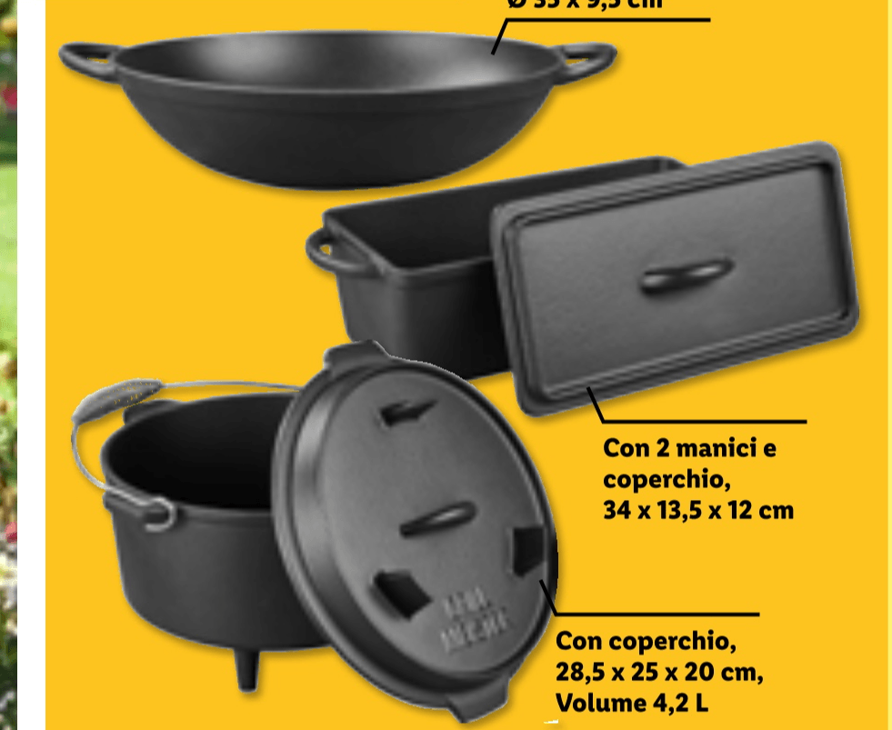 Stampo per pane, wok o casseruola per barbecue - Offerta nel negozio Lidl