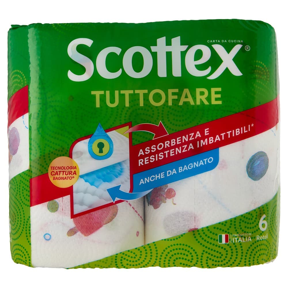 Tuttofare Scottex, 6 rotoli – Il Gigante