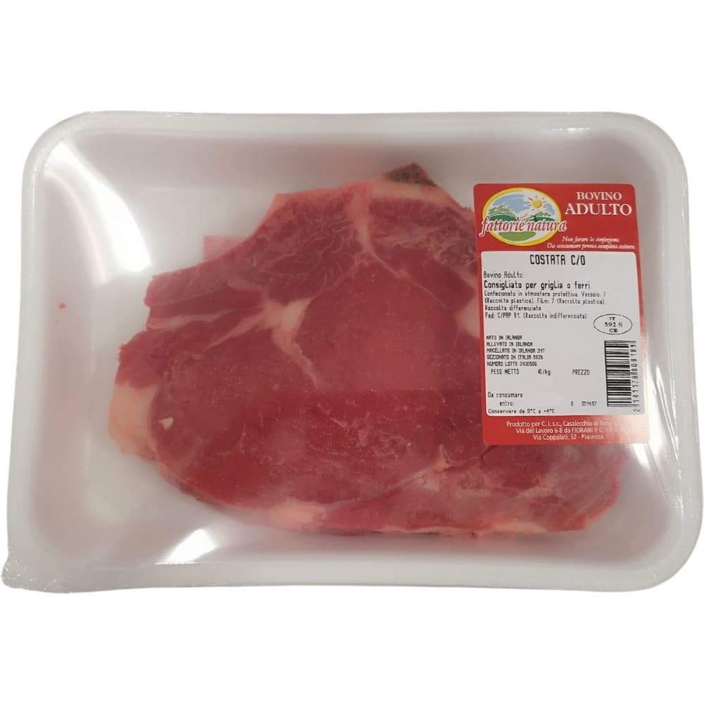 Costata di bovino adulto Fattorie Natura in offerta da Coop
