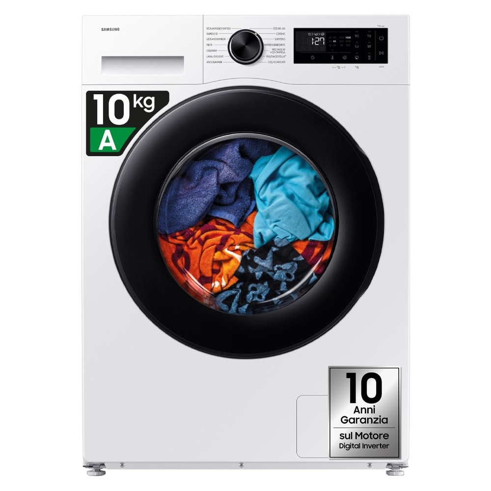 Lavatrice SERIE 5000F CRYSTAL CLEAN WW10F6SU34AEET 10 kg Samsung in offerta da Euronics