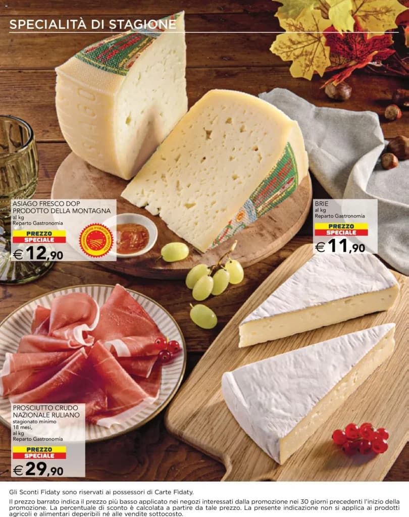 Asiago fresco DOP prodotto della montagna, al kg – Esselunga