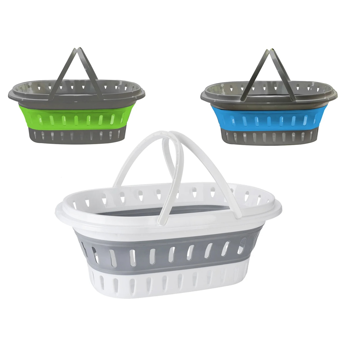 Cesta bucato richiudibile 25 litri in offerta da MD