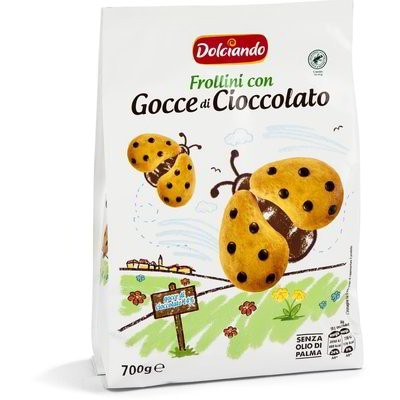 Frollini con Gocce di Cioccolato 700 g Dolciando - Offerta nel negozio Eurospin
