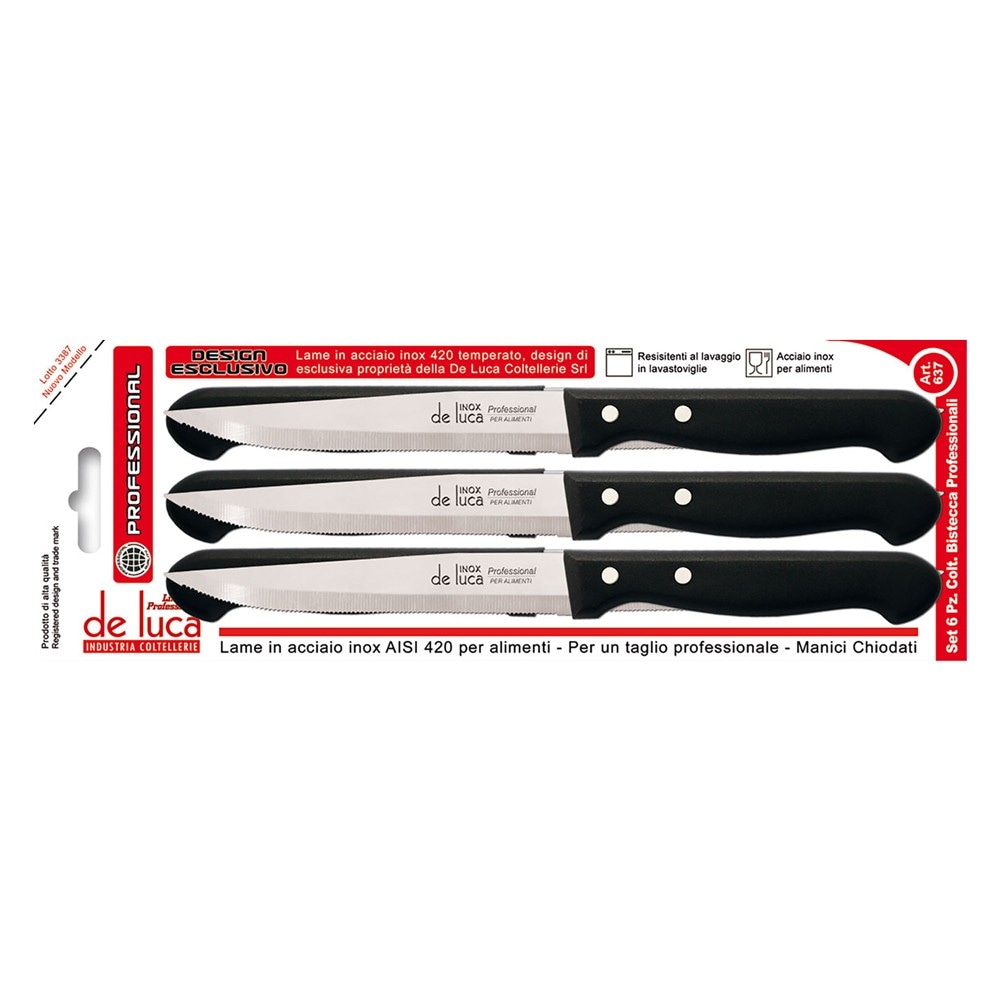 Set 6 coltelli da bistecca 6 pz - Offerta nel negozio Eurospin