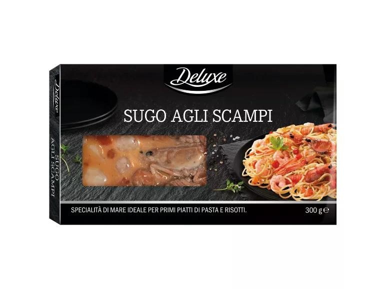 DELUXE Sugo agli scampi 300 g confezione in offerta da Lidl