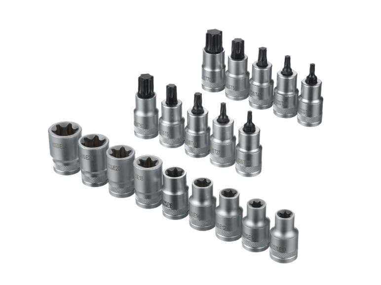 Cricchetto telescopico o set chiavi a bussola, 19 pezzi PARKSIDE – Lidl