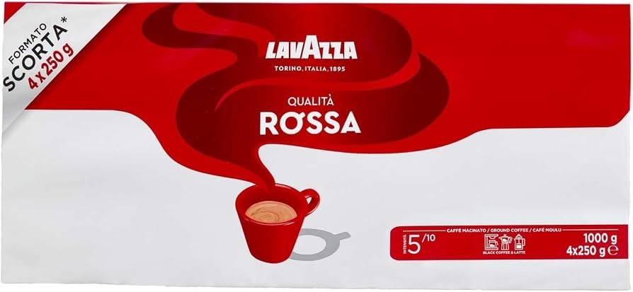 Lavazza caffè macinato Qualità Rossa 4x250 g in offerta da Bennet