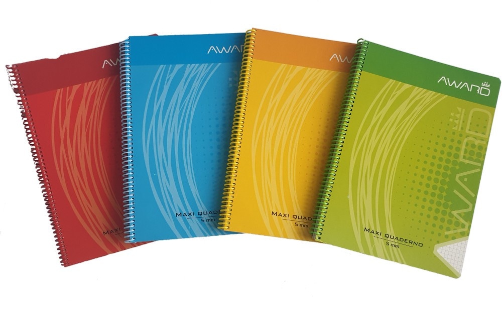 Award maxi quaderno spiralato 80 fogli, carta g 80 in offerta da Bennet