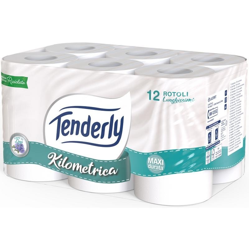 Carta igienica Kilometrica Tenderly 12 maxi rotoli - Offerta nel negozio Esselunga