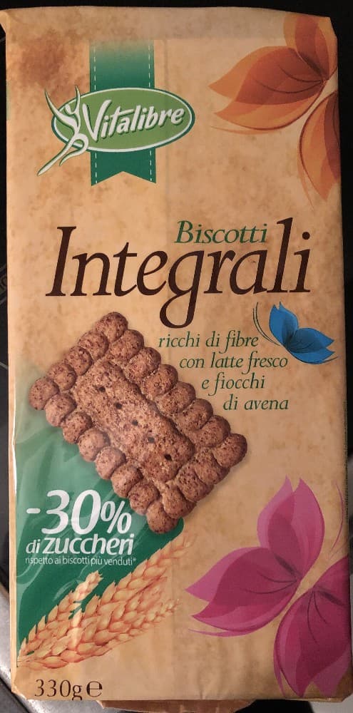 Vitalibre biscotti integrali 330 g in offerta da Dpiù