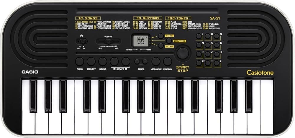 Casio Mini Tastiera SA-51 in offerta da Comet