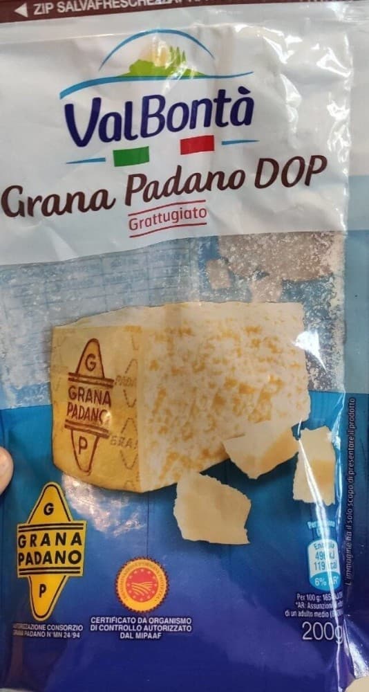 Grana Padano DOP Grattugiato Valbontà 200 g in offerta da Penny