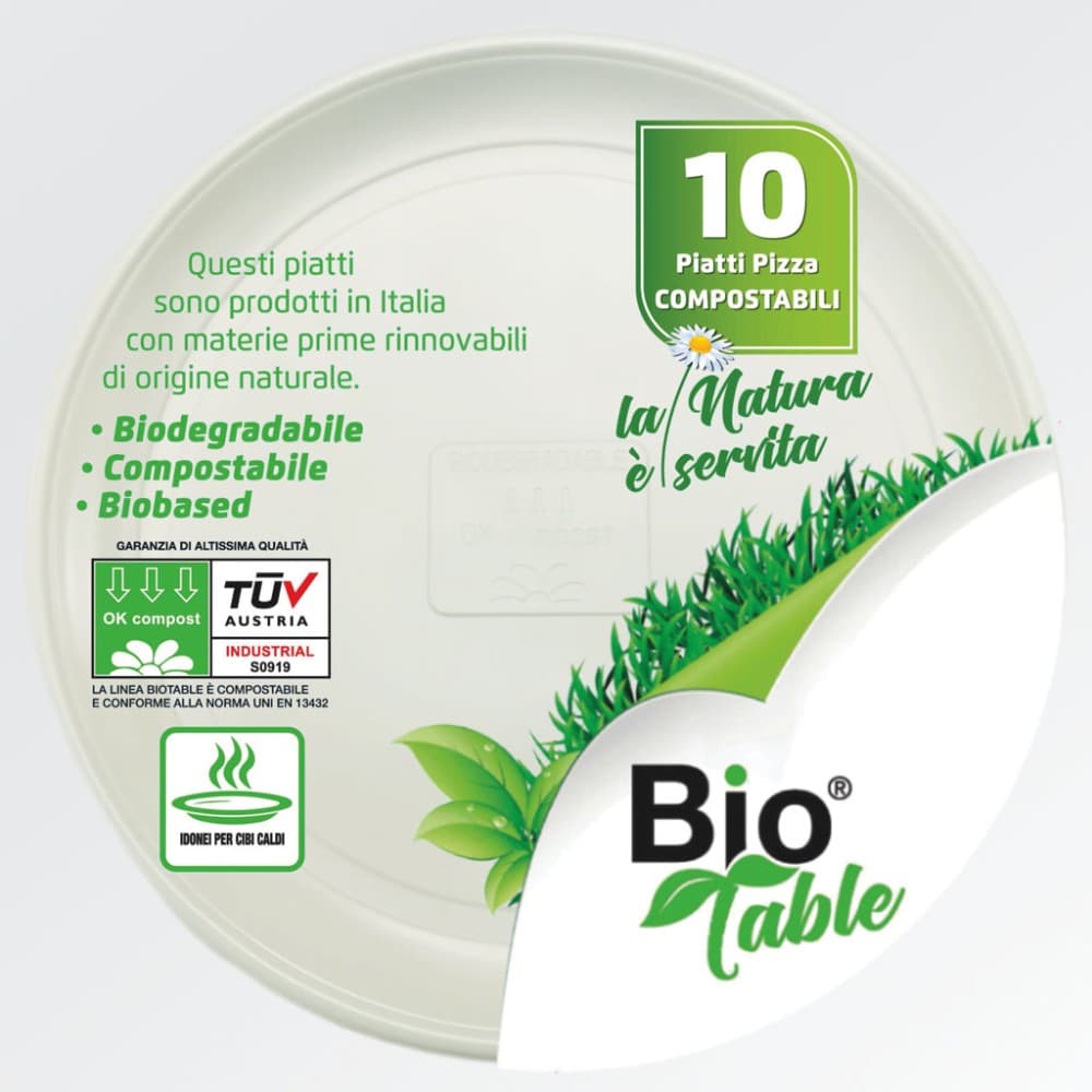 Bio Table piatti fondi o piani, 10 pezzi – Panorama