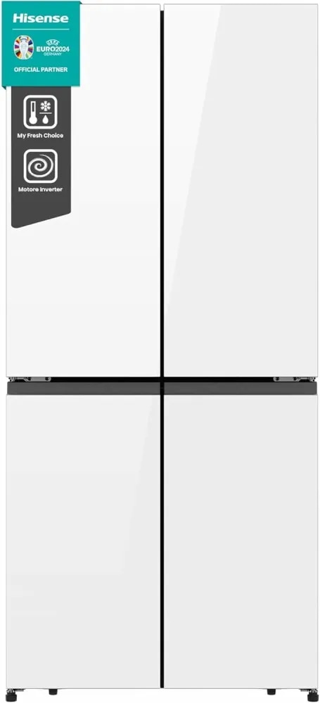 Hisense Frigorifero 4 porte RQSP470SEIE 304 lt FRIGO, 179 lt FREEZER - Offerta nel negozio Euronics