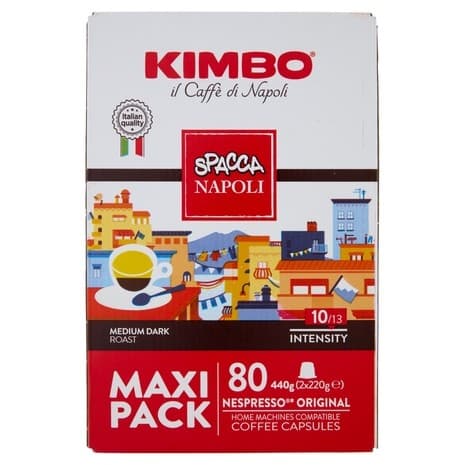 Capsule caffè Spaccanapoli 80 capsule Kimbo in offerta da Iper La grande i