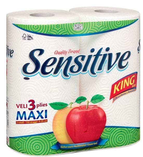 Carta casa Sensitive King, 2 maxi rotoli – Il Gigante