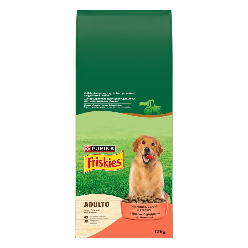Purina Friskies crocchette per cani manzo, cereali e verdure 12 kg in offerta da Iper La grande i