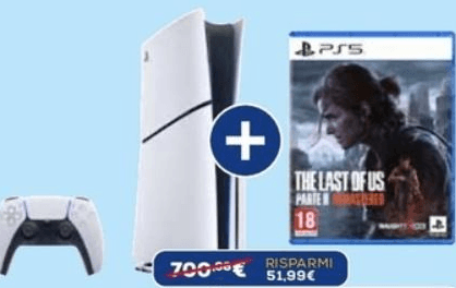Console PlayStation 5 - 1TB + The Last of Us Parte II in offerta da Euronics