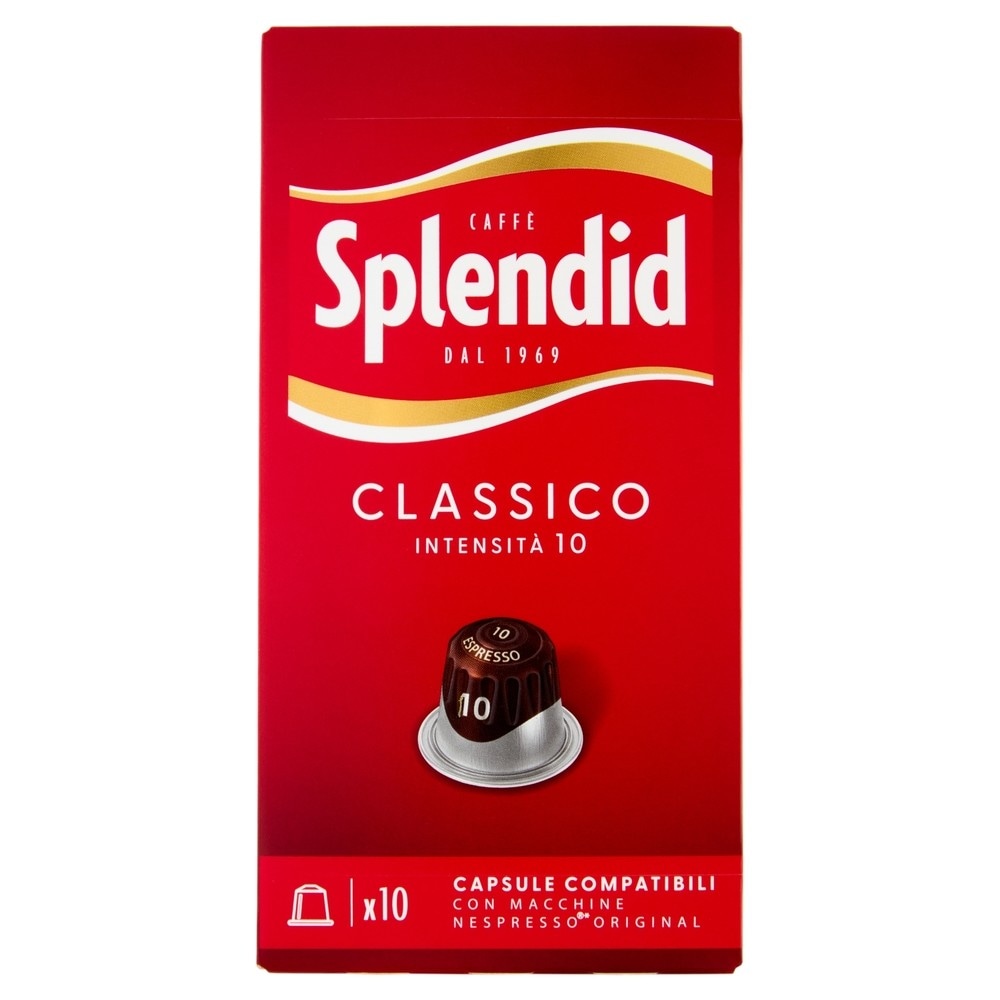 Caffè in capsule compatibili Nespresso Splendid conf. da 10 in offerta da Bennet