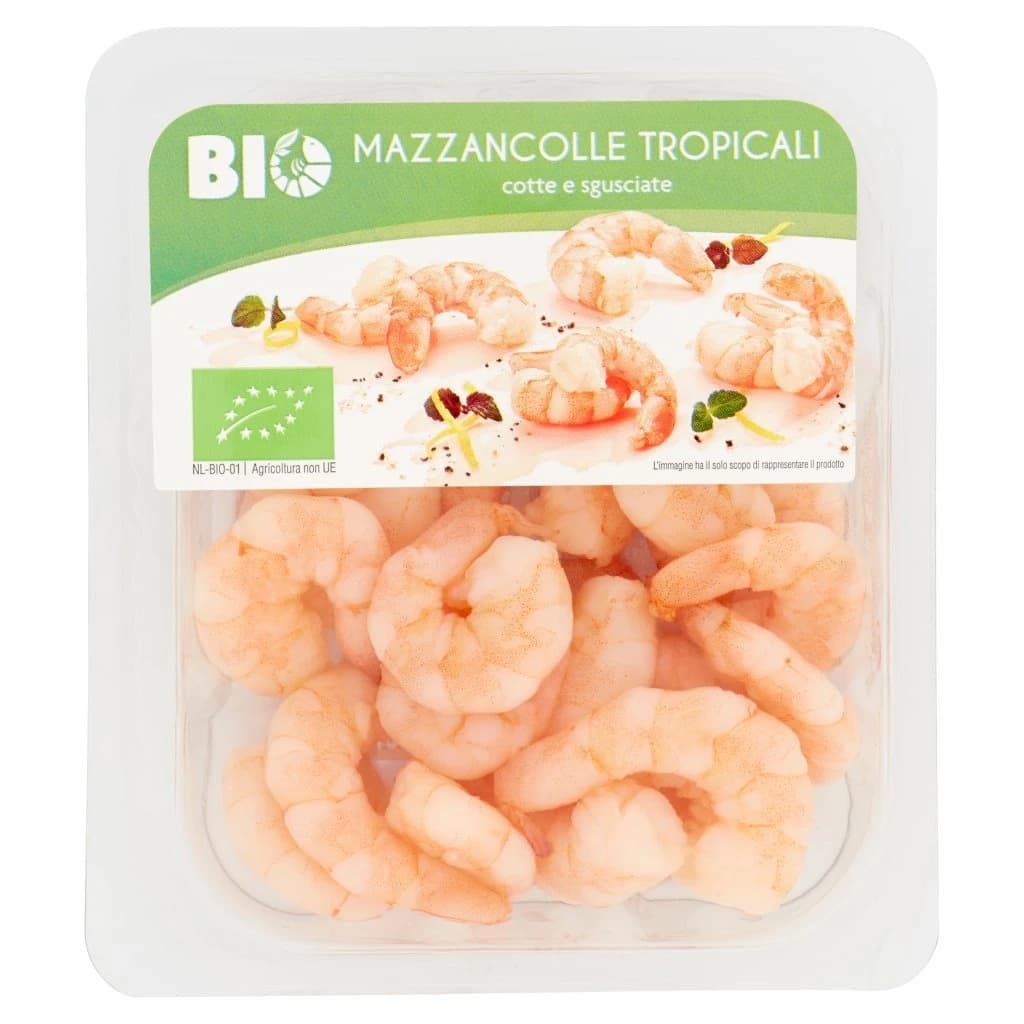 Mazzancolle Tropicali Bio Precotte, 100 g – Iper La grande i