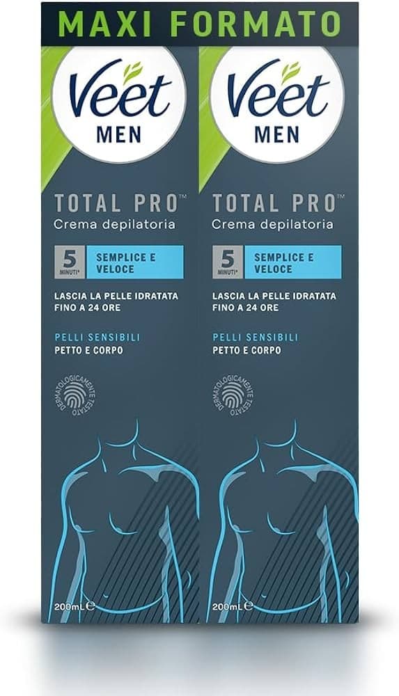 Crema depilatoria uomo Veet Men, 200 ml – Bennet