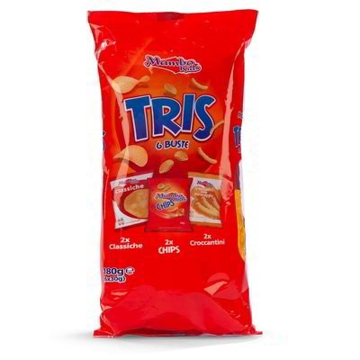 Multipack patatine Tris 180 g in offerta da Eurospin