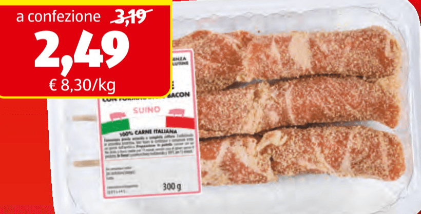 Bombette di Coppa con Bacon 300 g Il Podere in offerta da ALDI