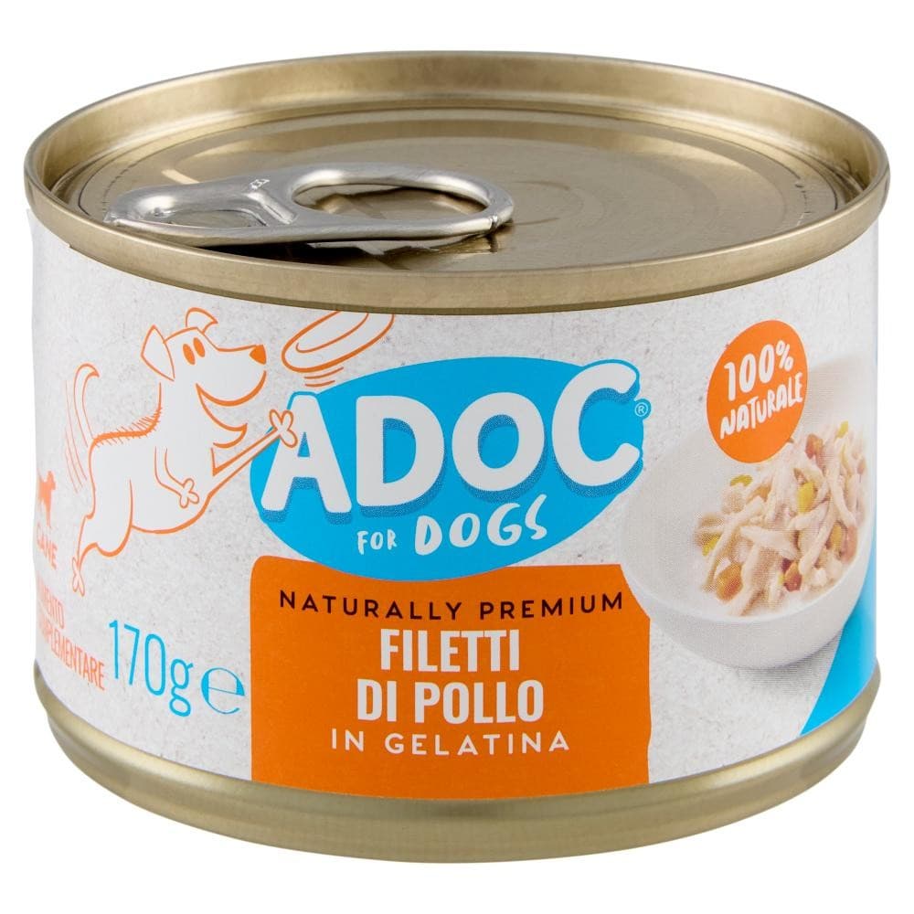 Alimento Umido per Cani Adoc 170 g in offerta da Carrefour