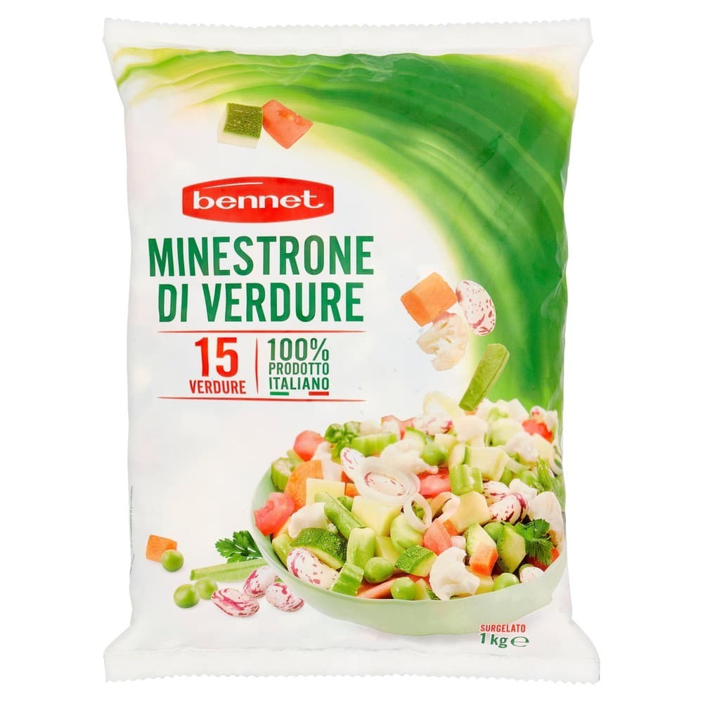 Minestrone surgelato, 1 kg Bennet – Bennet