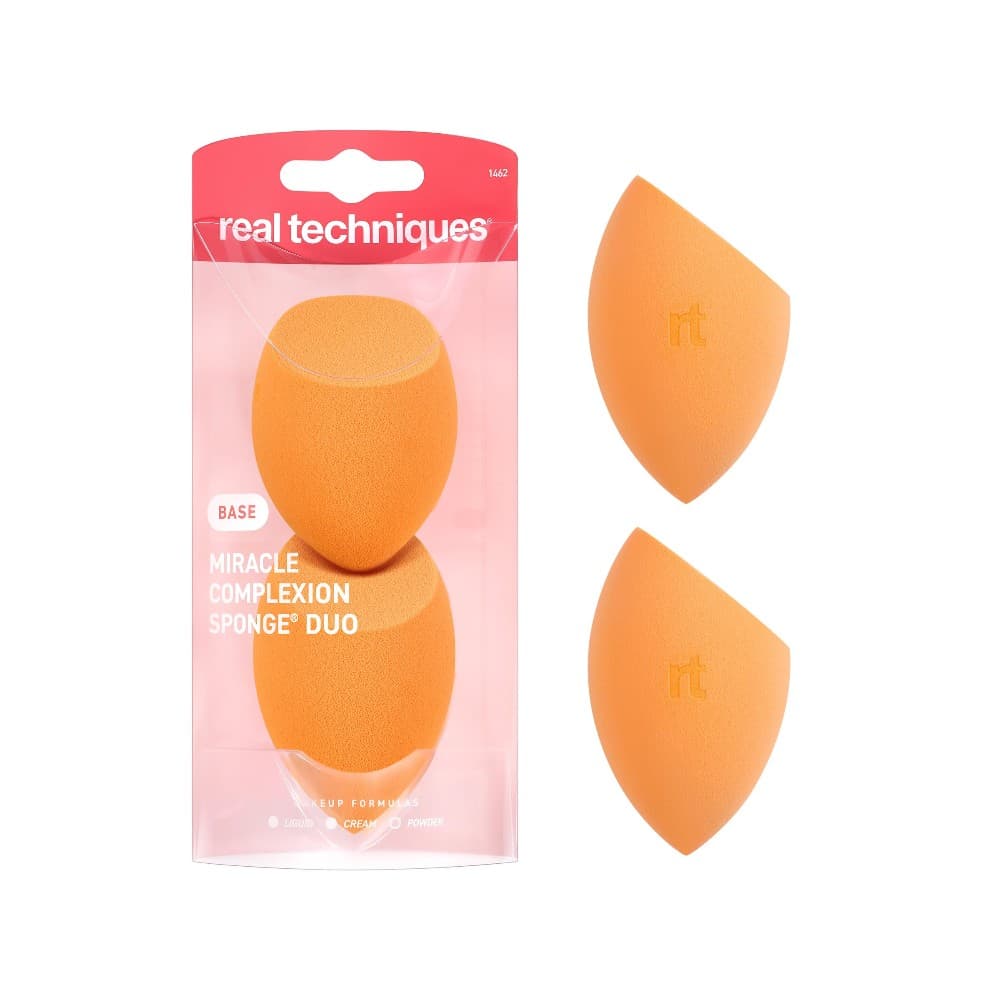 Real Techniques spugnette make-up, 2 pezzi – Dm