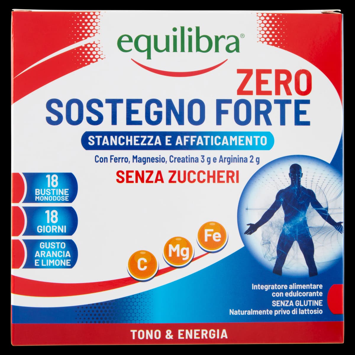 Sostegno forte zero, 18 bustine Equilibra – MD