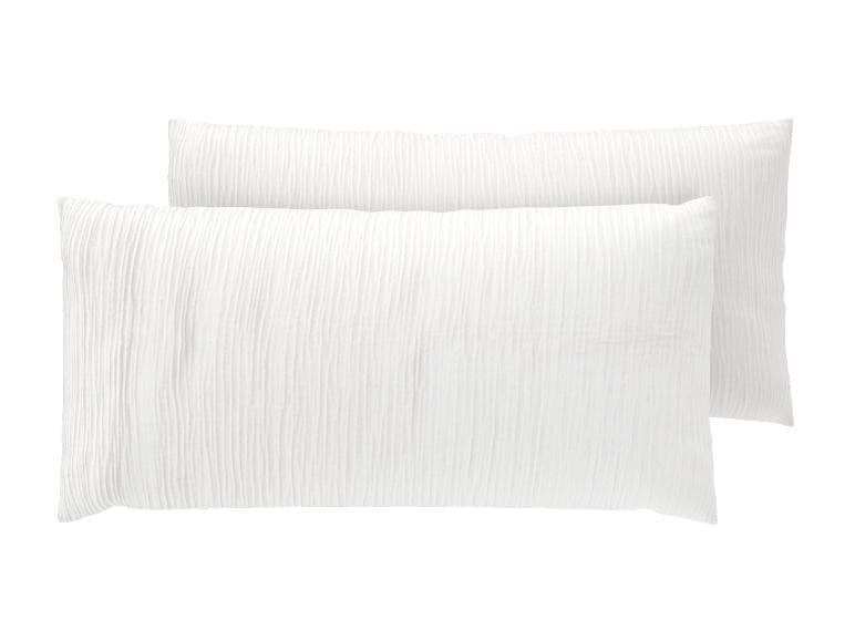 Livarno federa per cuscino in mussola, 2 pezzi, 2x 50 x 80 cm – Lidl