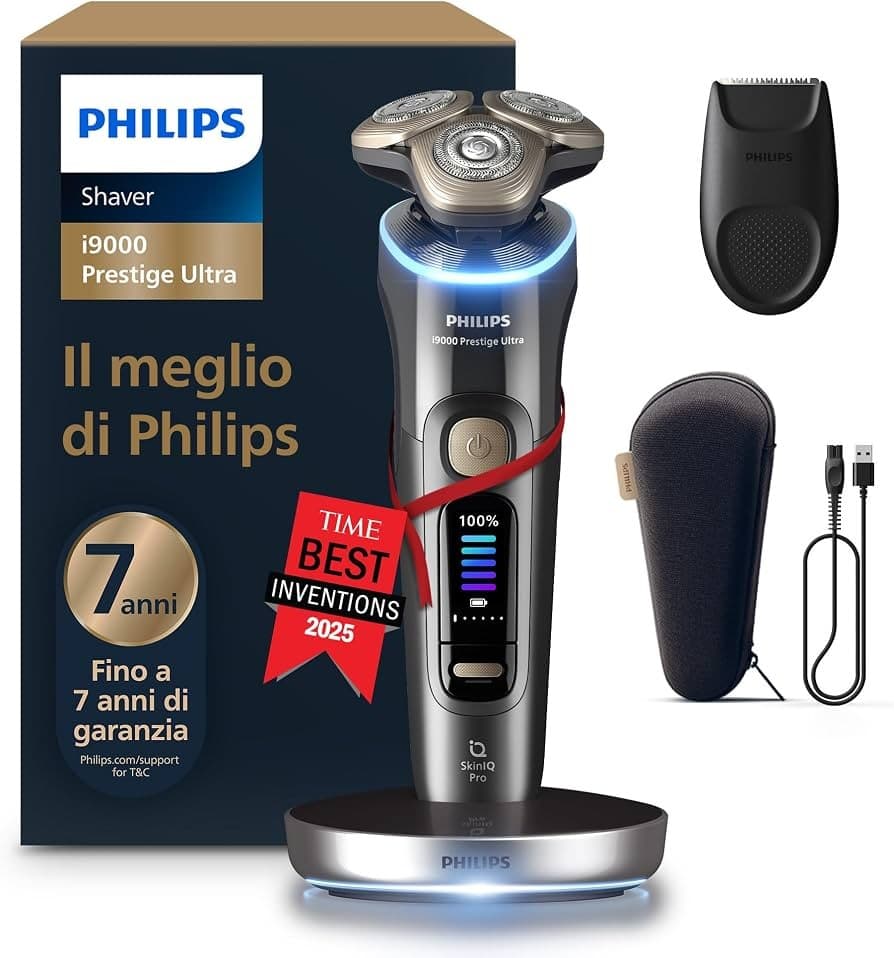 Philips rasoio Wet & Dry Serie i9000 – Comet