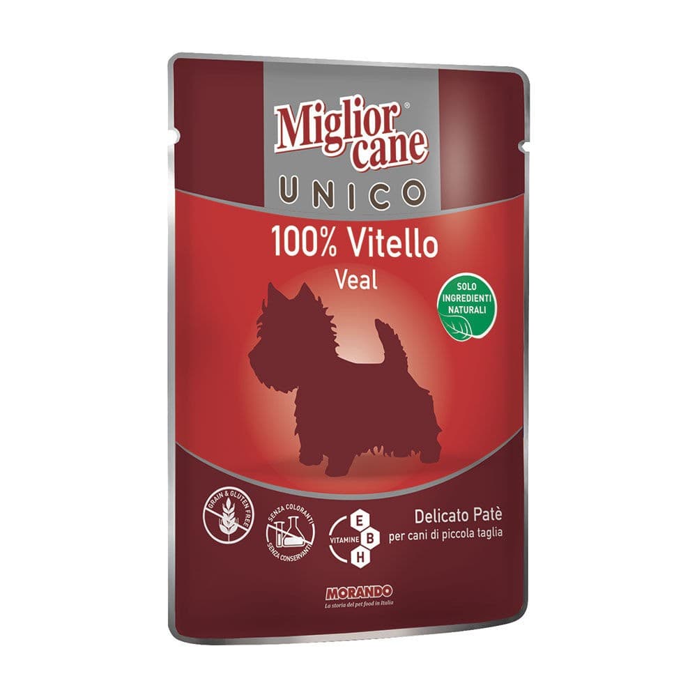 Alimento per cani paté Miglior cane unico Morando 100 g in offerta da Il Gigante