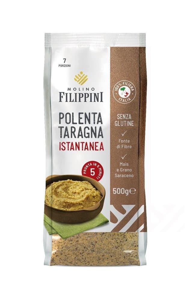 Molino Filippini farina bio precotta per polenta taragna istantanea, 500 g – Bennet
