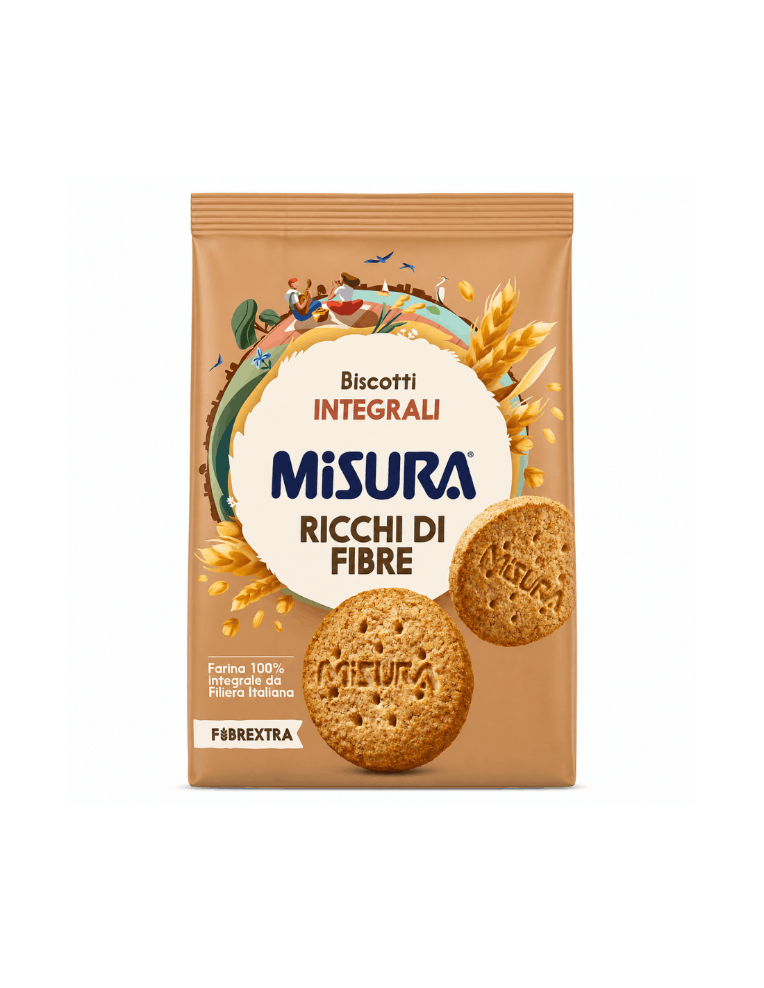 Biscotti integrali Fibrextra Misura 630 g in offerta da Bennet