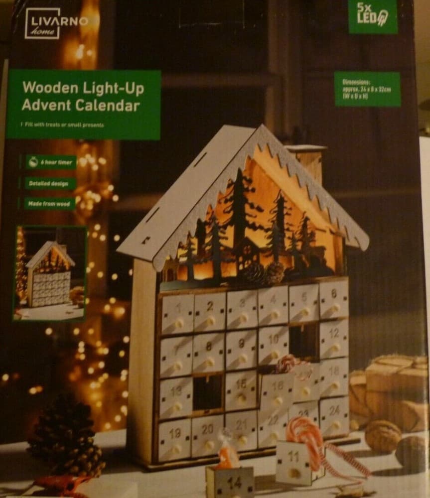 Livarno calendario dell'Avvento con cassetti – Lidl