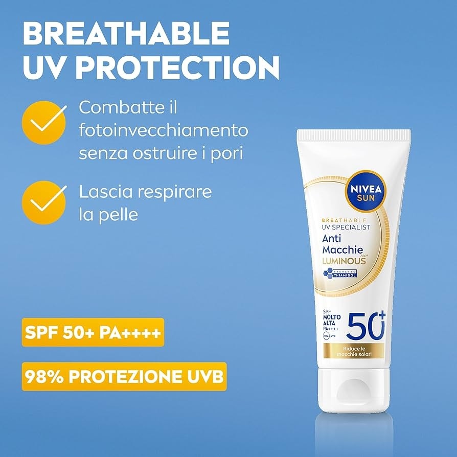 Crema Viso Anti-Macchie Con SPF 50 40 ml NIVEA in offerta da Carrefour
